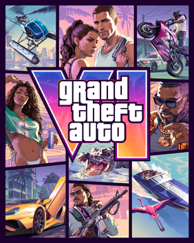 La jaquette du jeu GTA VI inclus dans le pack